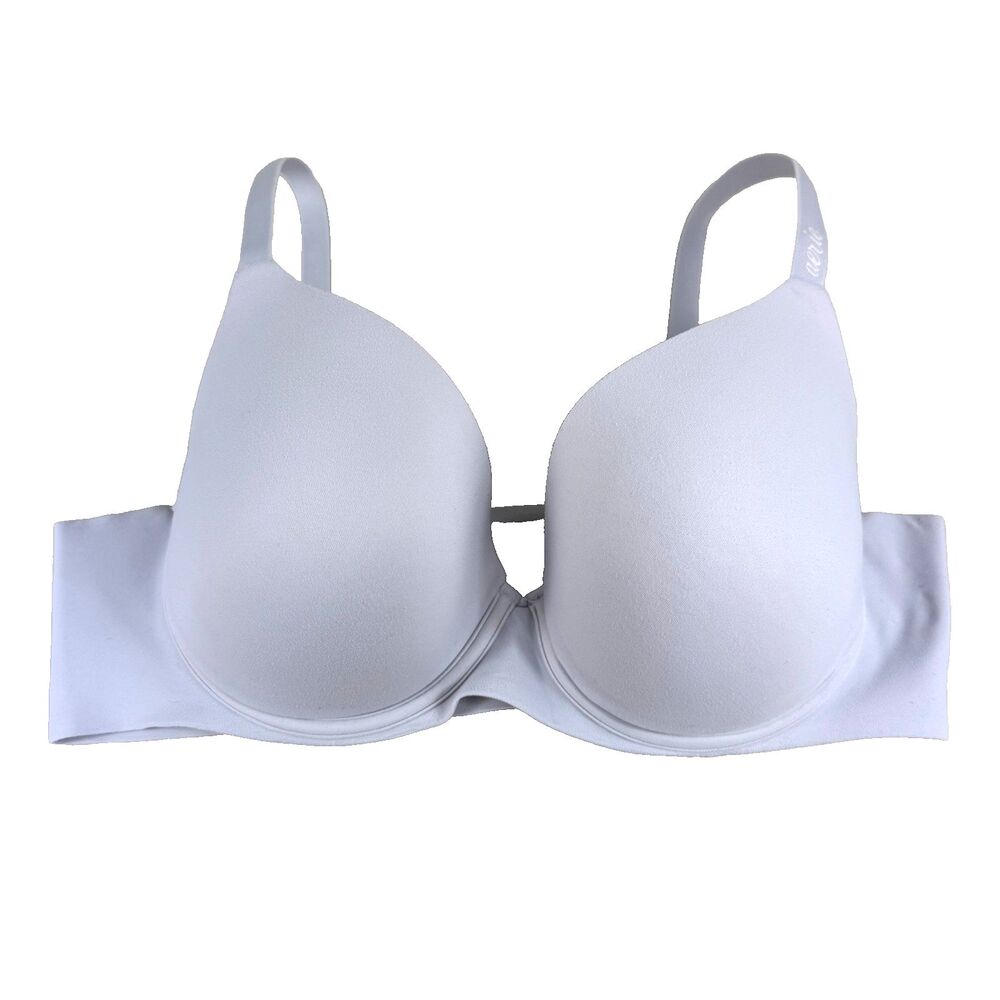 Aerie SMOOTHEZ Plunge Bra 38C Light Blue Seamless Underwire T-Shirt Bra